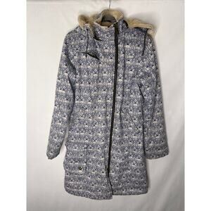 Hemp HoodLamb Limited Edition Jeremy Fish Rabbit Bunny Print Long coat Small